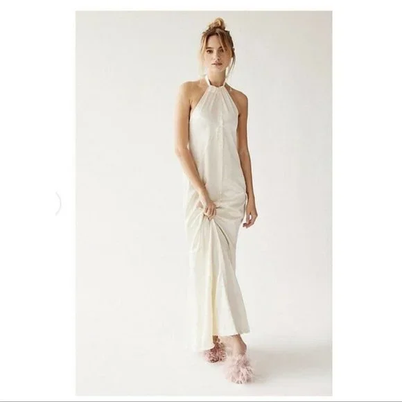 Brenda Knight For Free People RawHem Satin Dress - Picture 13 of 14